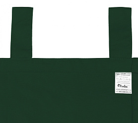 Шторы Стандарт зеленые на петлях без липучек в спальню и гостиную