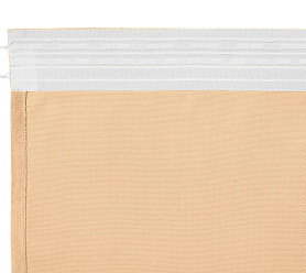 Канвас однотонные v13 с креплением Тесьма