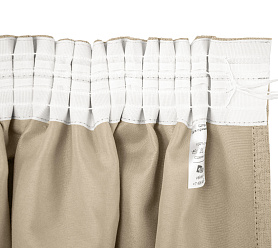 Санди однотонные v12 с креплением Шторная тесьма