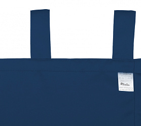 Шторы Премиум темно-синие на петлях без липучек блэкаут