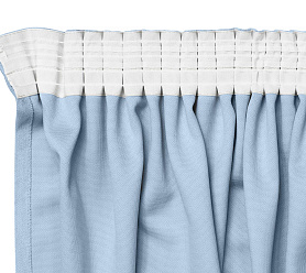 Канвас однотонные v38 с креплением Тесьма