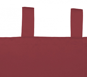 Шторы Премиум терракотовые на петлях без липучек блэкаут