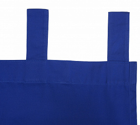 Шторы Стандарт синие на петлях на липучках в спальню и гостиную