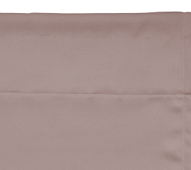 Шторы Премиум персиковые на кулиске с гребешком блэкаут