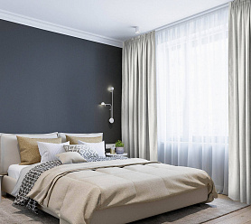 Канвас однотонные v01 с креплением Тесьма