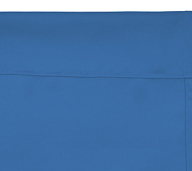 Шторы Премиум синие на кулиске блэкаут