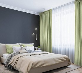 Канвас однотонные v32 с креплением Кулиска с гребешком 