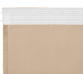 Канвас однотонные v08 с креплением Тесьма