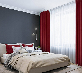 Канвас однотонные v44 с креплением Люверсы