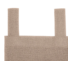 Штора Премиум Рогожка v03 с креплением Петли с липучкой блэкаут