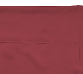 Шторы Премиум терракотовые на кулиске с гребешком блэкаут