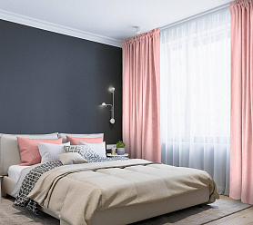 Канвас однотонные v22 с креплением Кулиска с гребешком