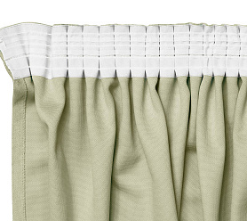 Канвас однотонные v32 с креплением Тесьма 